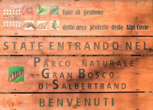 Gran Bosco National Park Sign