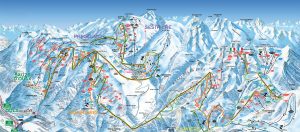 Mily Way ski map
